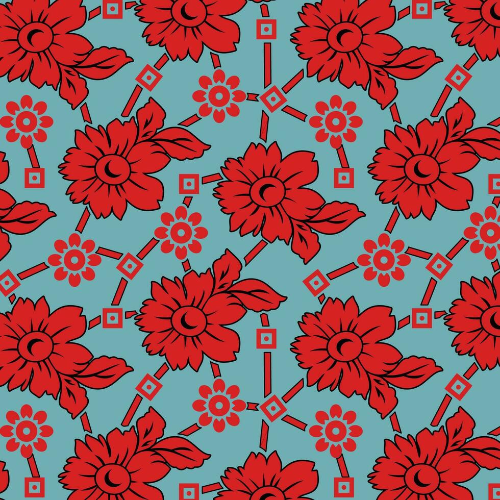 Bright modern seamless pattern.eps vector