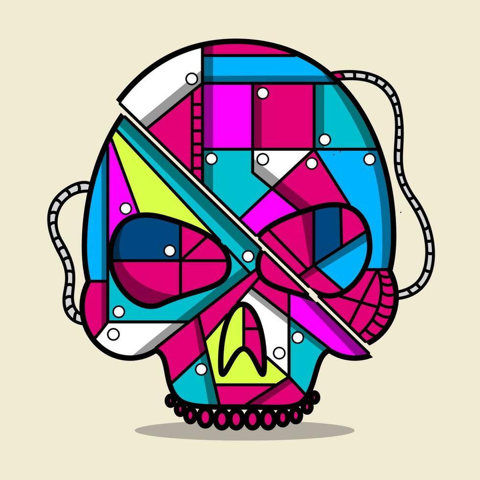 skull vector t shirt design