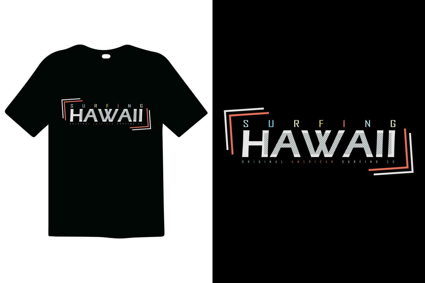 Hawai prima vector y tipografía letras citas. camiseta diseño. inspirador y motivacional palabras Listo a impresión. elegante camiseta y vestir de moda diseño imprimir, vector ilustración.