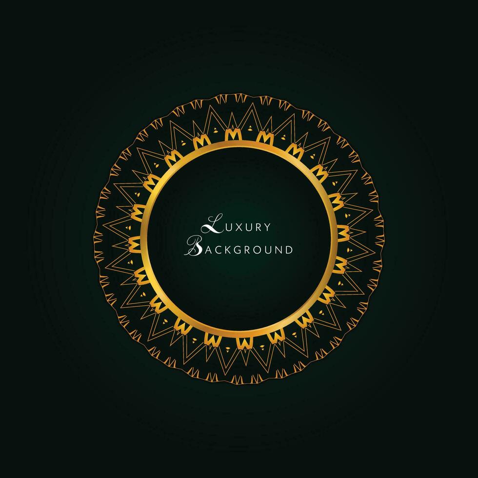 Luxury Background Design for invites, decorations, manadala style,  3d gradient and floral elements with text vector