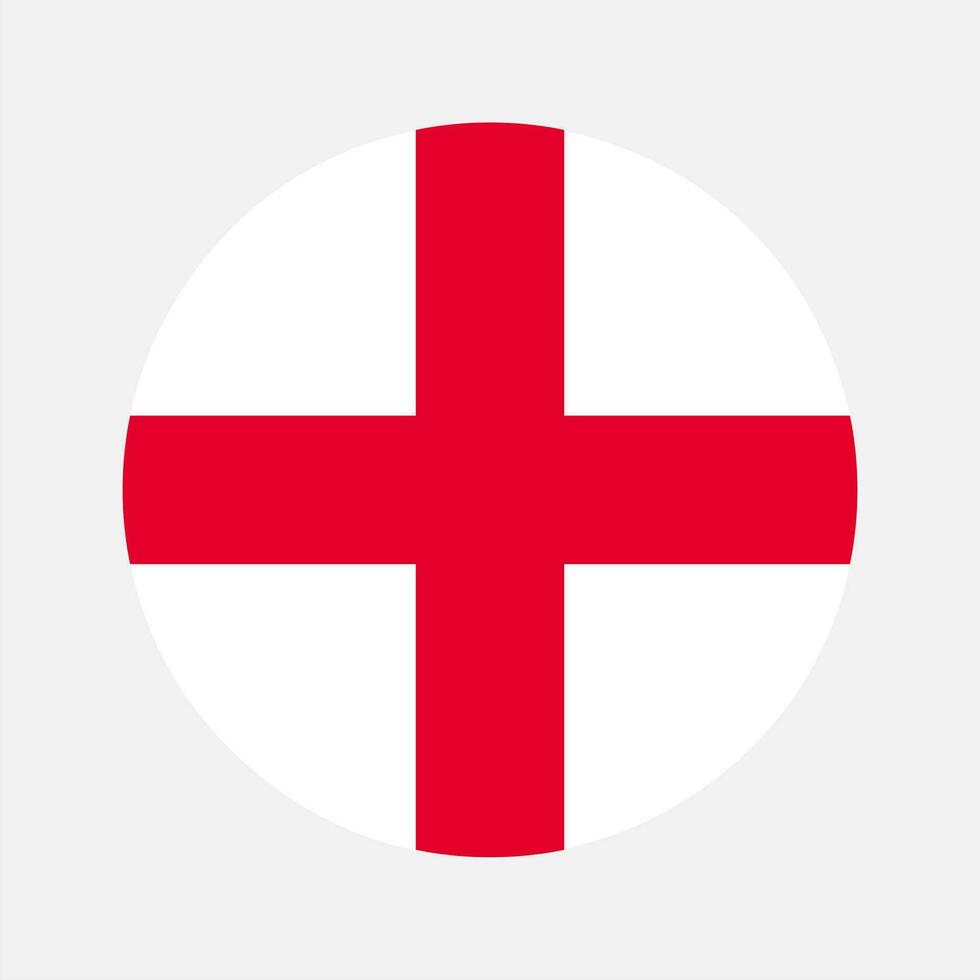 England flag simple illustration for independence day or election vector