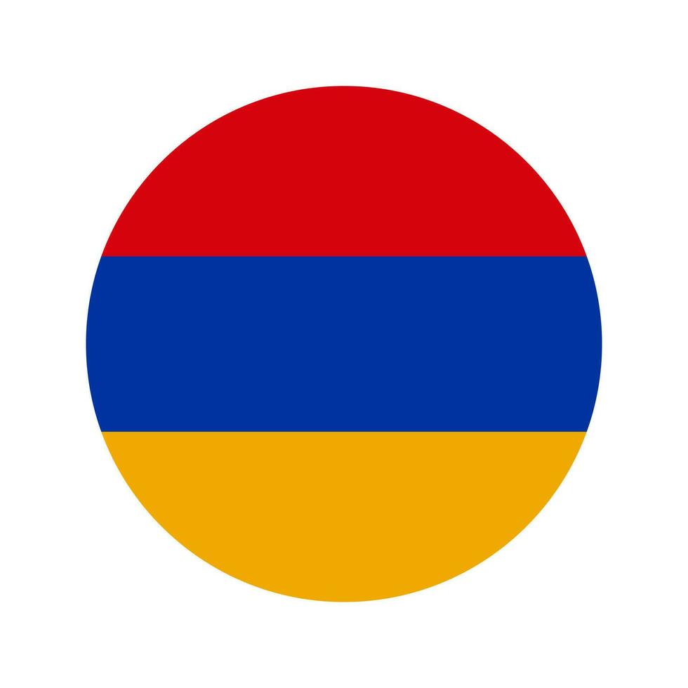 Armenia flag simple illustration for independence day or election vector