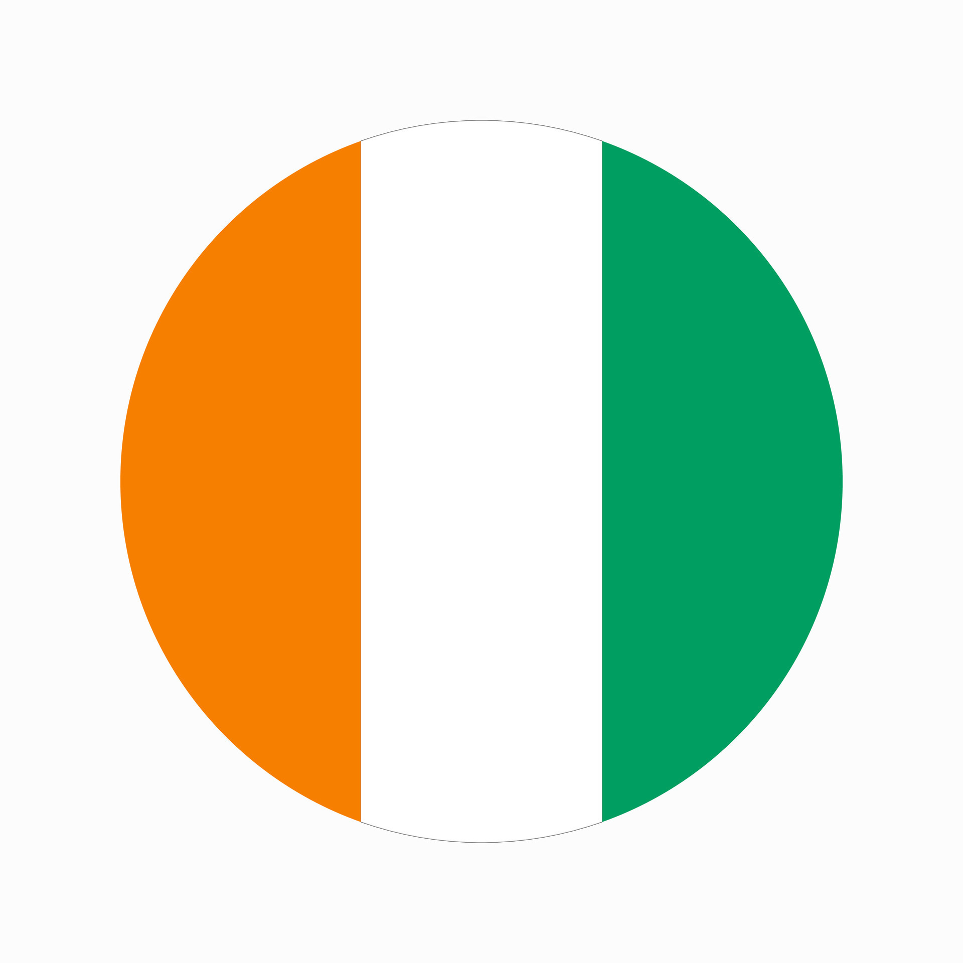 Cote D'Ivoire flag Independence Day with Gold Heart 21432535