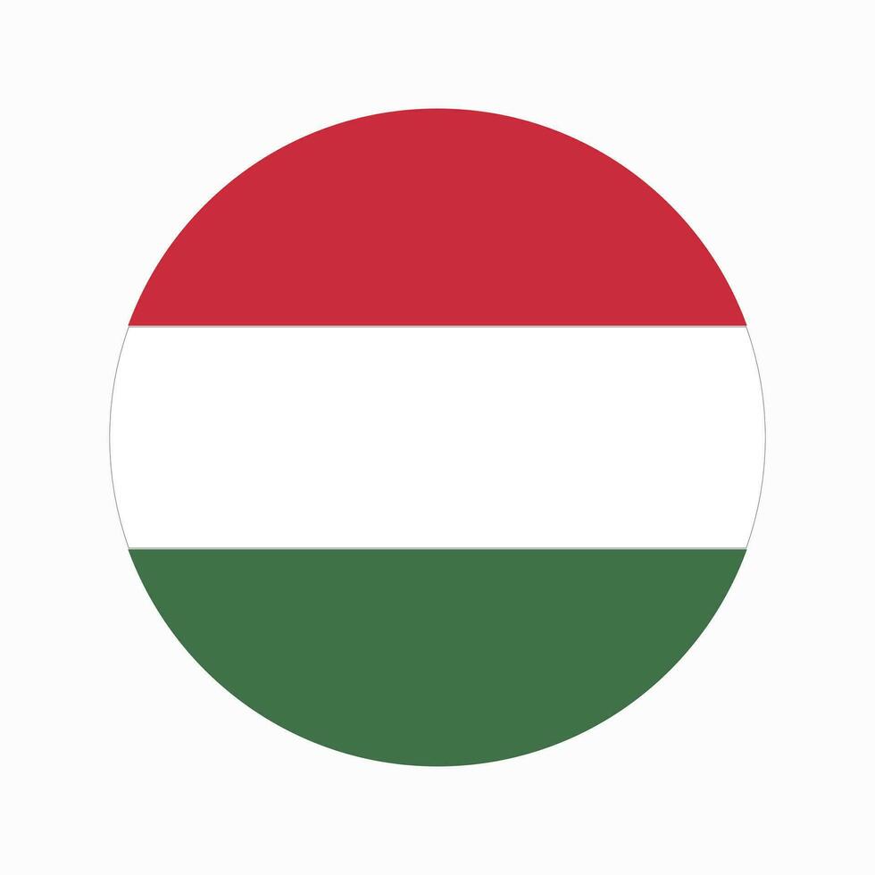 Hungary flag simple illustration for independence day or election vector