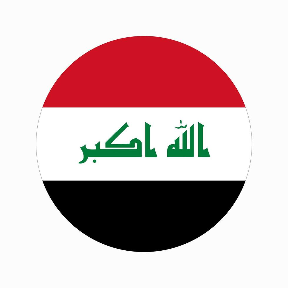 Ilustración simple de la bandera de irak para el día de la independencia o las elecciones vector
