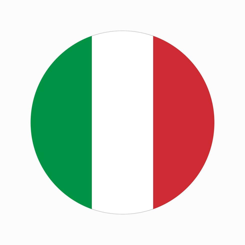 bandera de italia simple ilustración para el día de la independencia o las elecciones vector