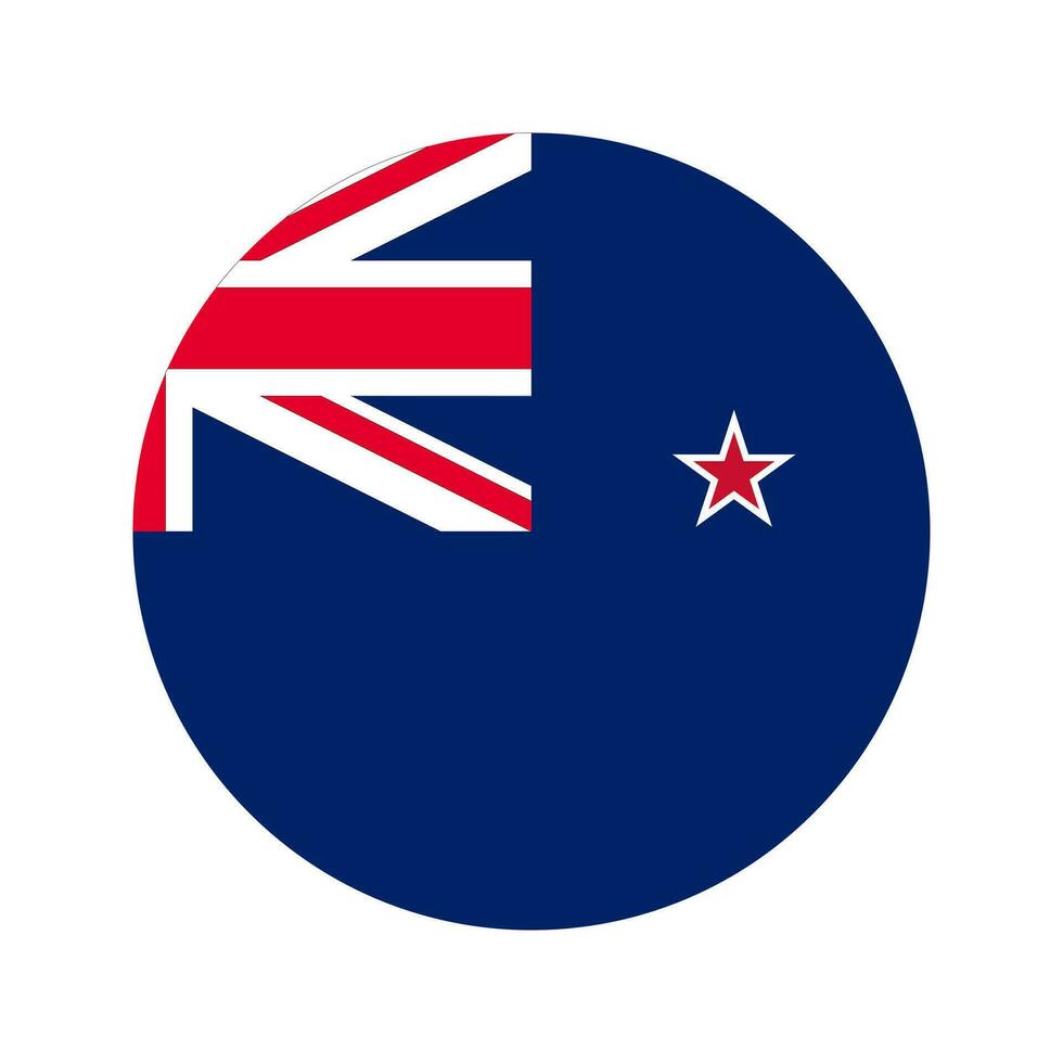 New Zealand flag simple illustration for independence day or election vector