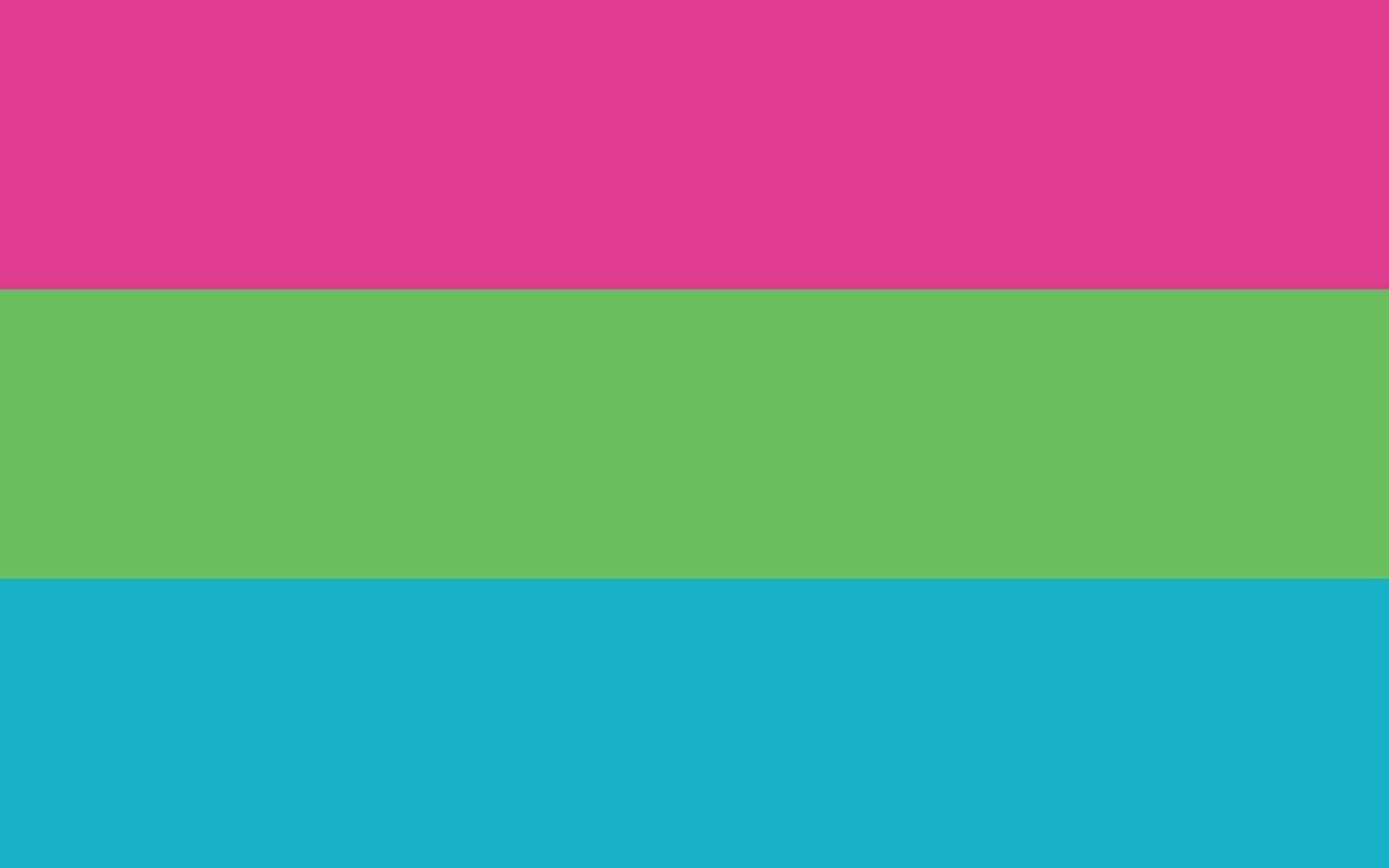 bandera del orgullo polisexual bandera del orgullo de la identidad sexual vector