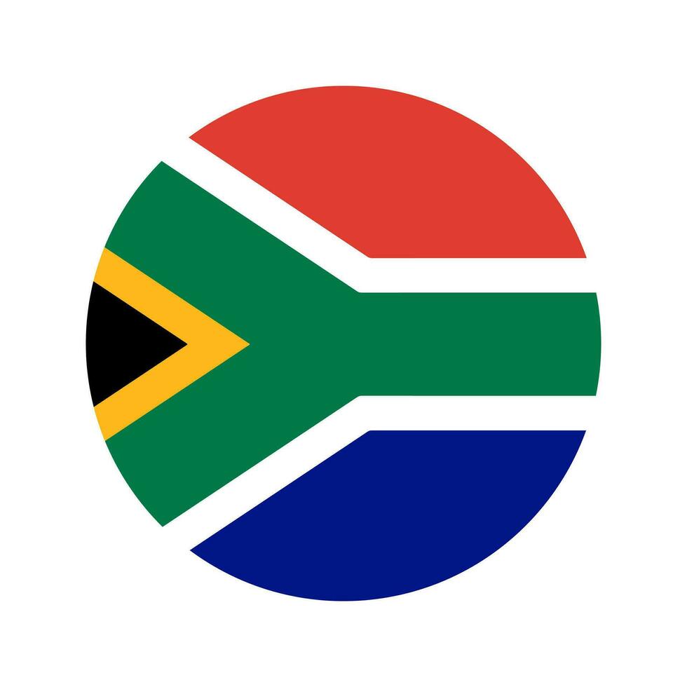 South Africa flag simple illustration for independence day or election vector