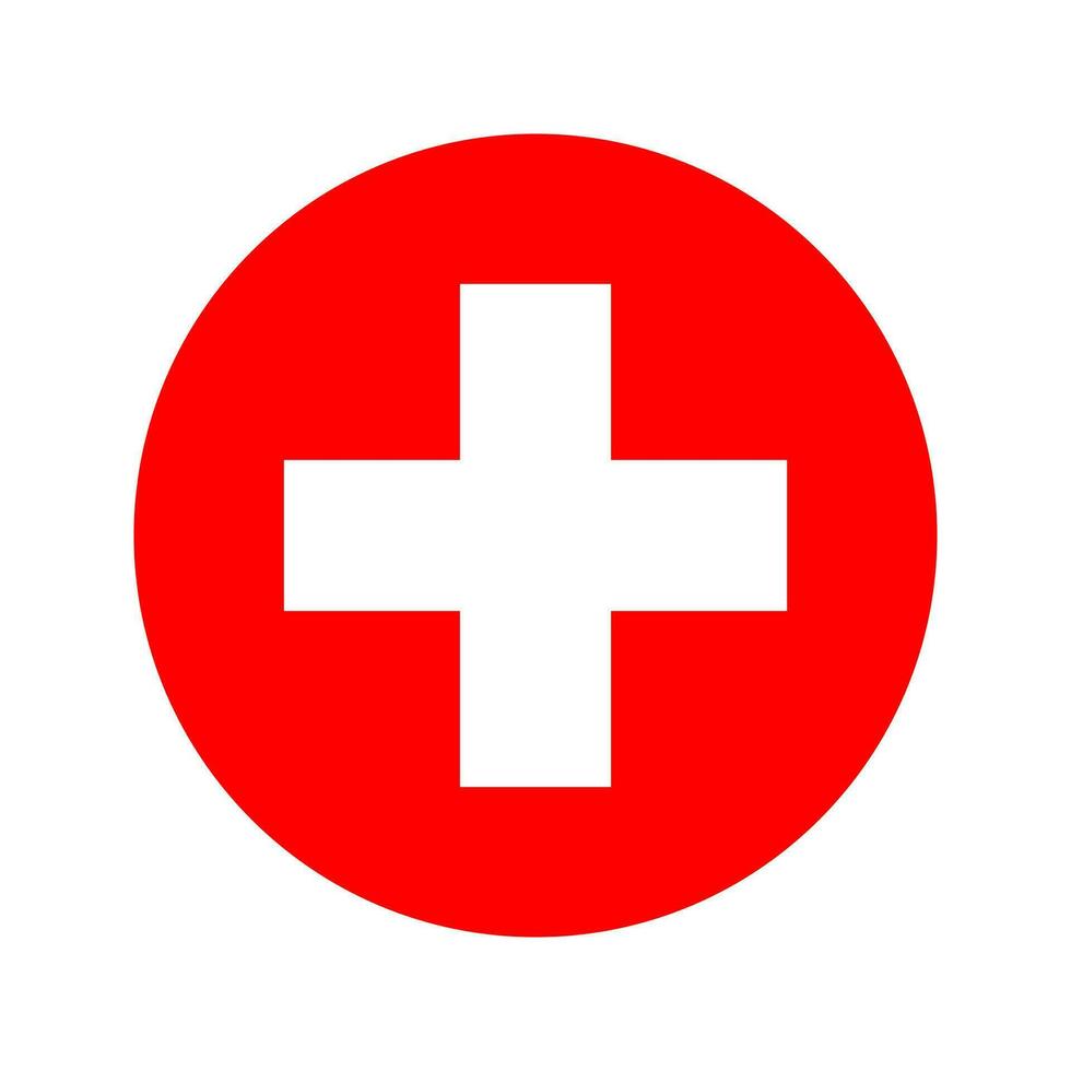 Switzerland flag simple illustration for independence day or election vector