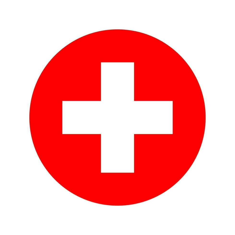 Switzerland flag simple illustration for independence day or election vector