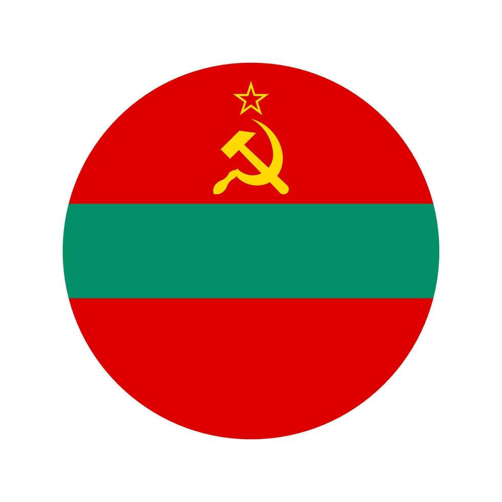 ilustración simple de la bandera de transnistria para el día de la independencia o las elecciones vector