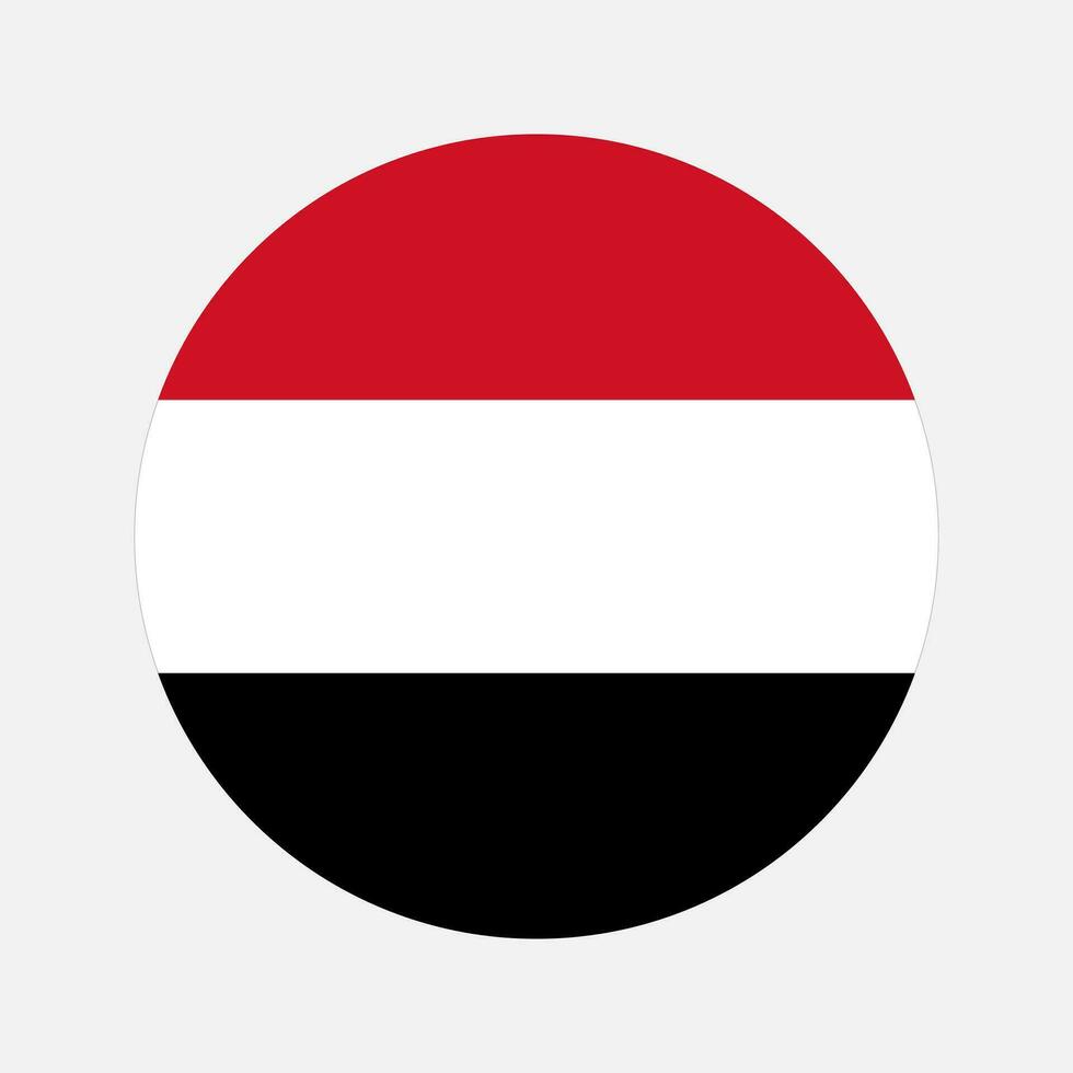 Yemen flag simple illustration for independence day or election vector