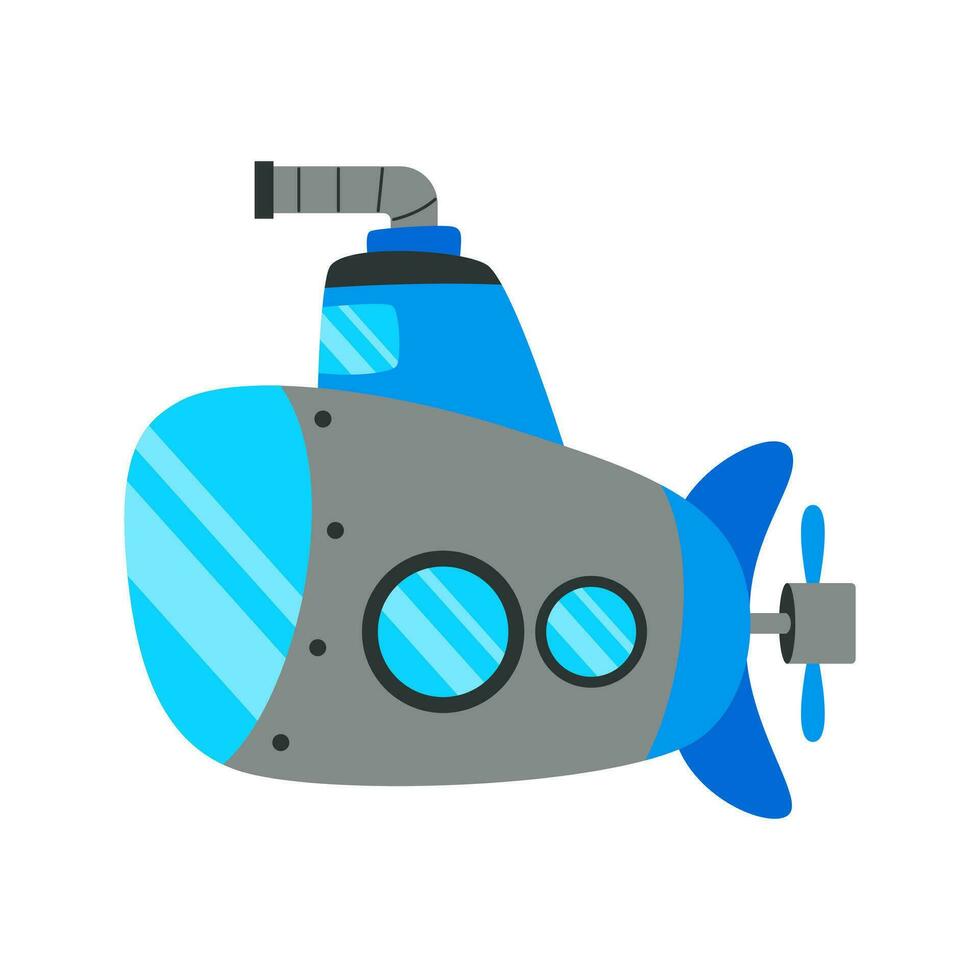 Vehicle Cartoon Illustration. Toy Transport set in vector, the colorful