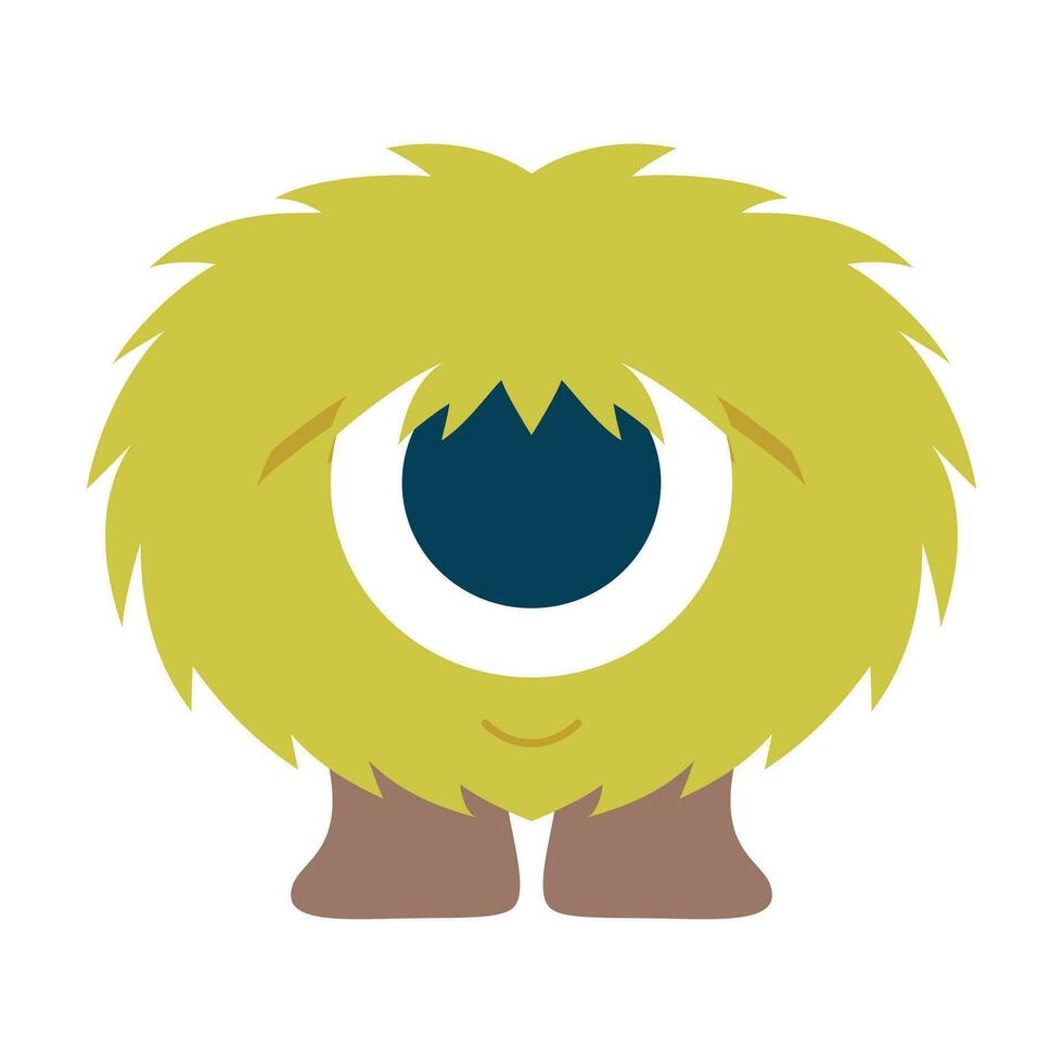 Cute monsters character illustration. Funny monster cartoon design illustration design for logo and print product vector