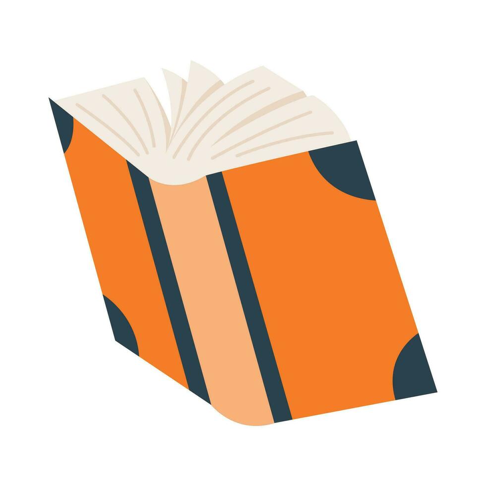 Books, stacks of books, notebooks illustration. Educational vector isolated. Book stacks. Flat-style textbooks, novel books, or diaries on shelves and trays. Bookstore, library, or college old books.