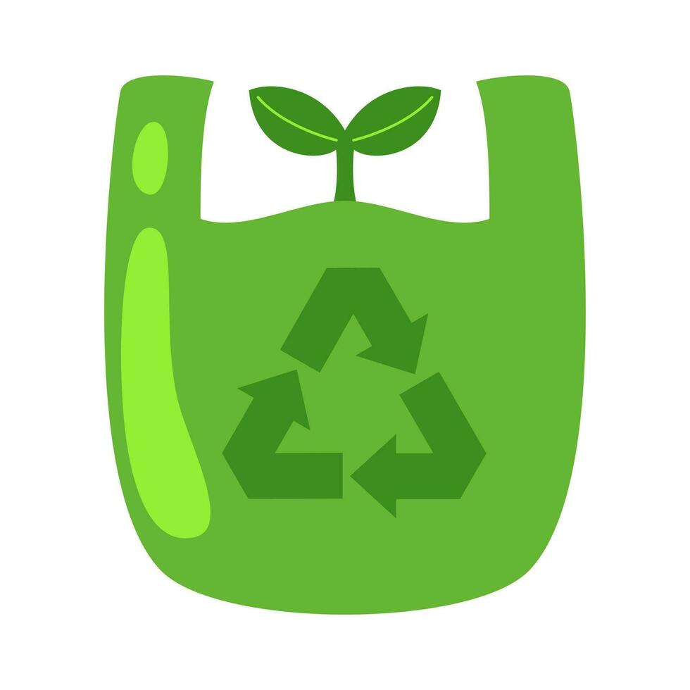 Earth Day Element Illustration, Green Energy For Sustainable Development Technology. Go Green And  Recyclable Symbol vector