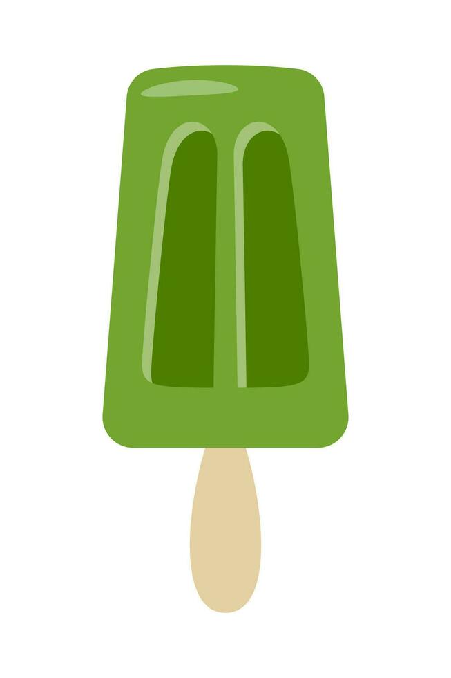 Ice Creams Flat Illustration, Sweet Tasty Desserts, Ice Cream Waffle Cones, Popsicles with Different Toppings Cartoon Vector Illustration