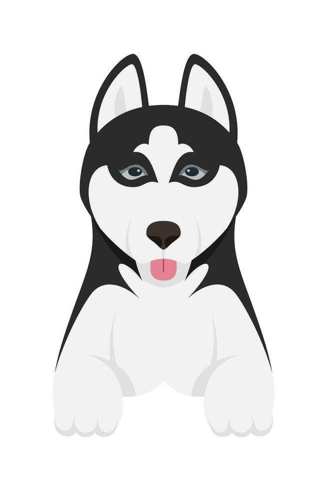 dibujos animados perrito perros razas mascotas linda caracteres. plano diseño de linda perros y cachorros vector ilustración.
