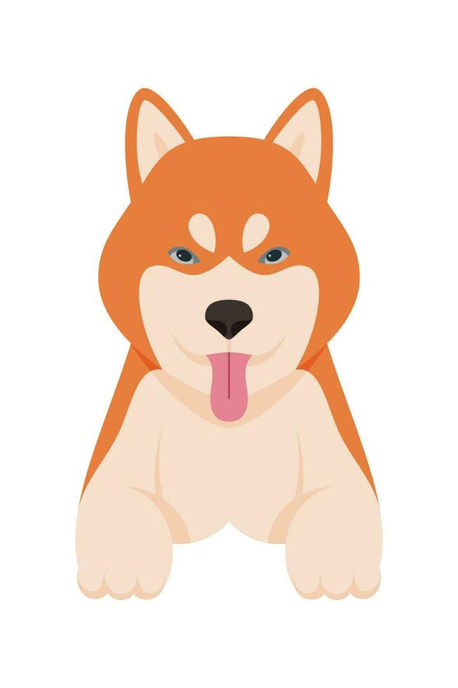 dibujos animados perrito perros razas mascotas linda caracteres. plano diseño de linda perros y cachorros vector ilustración.