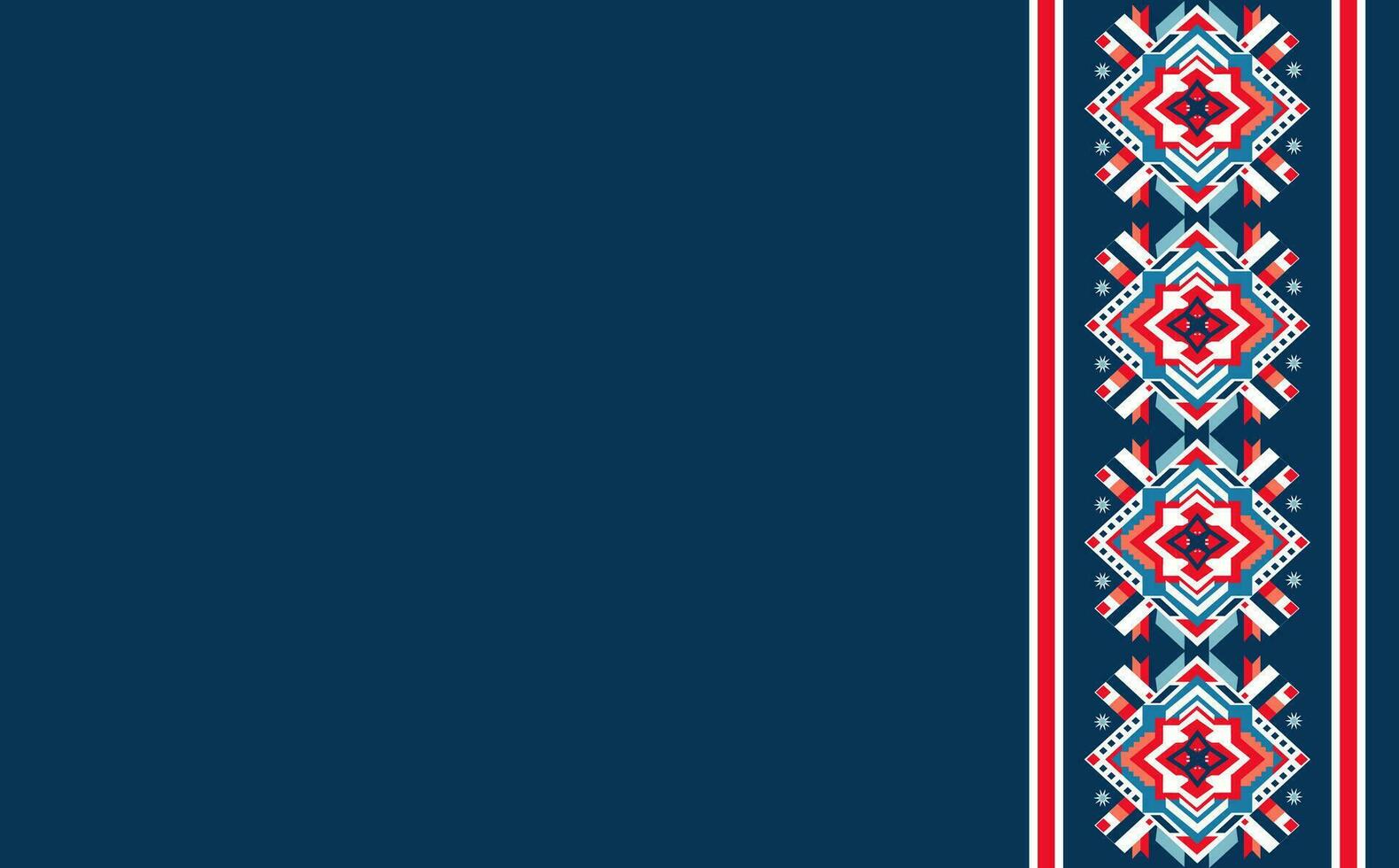 Geometric ethnic oriental ikat seamless pattern traditional Design for background,carpet,wallpaper,clothing,wrapping,batik,fabric,vector illustration. embroidery style. vector