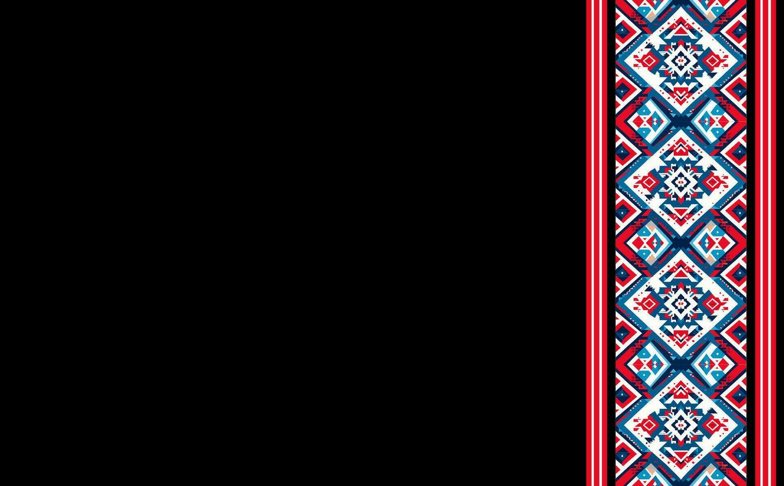 Geometric ethnic oriental ikat seamless pattern traditional Design for background,carpet,wallpaper,clothing,wrapping,batik,fabric,vector illustration. embroidery style. vector