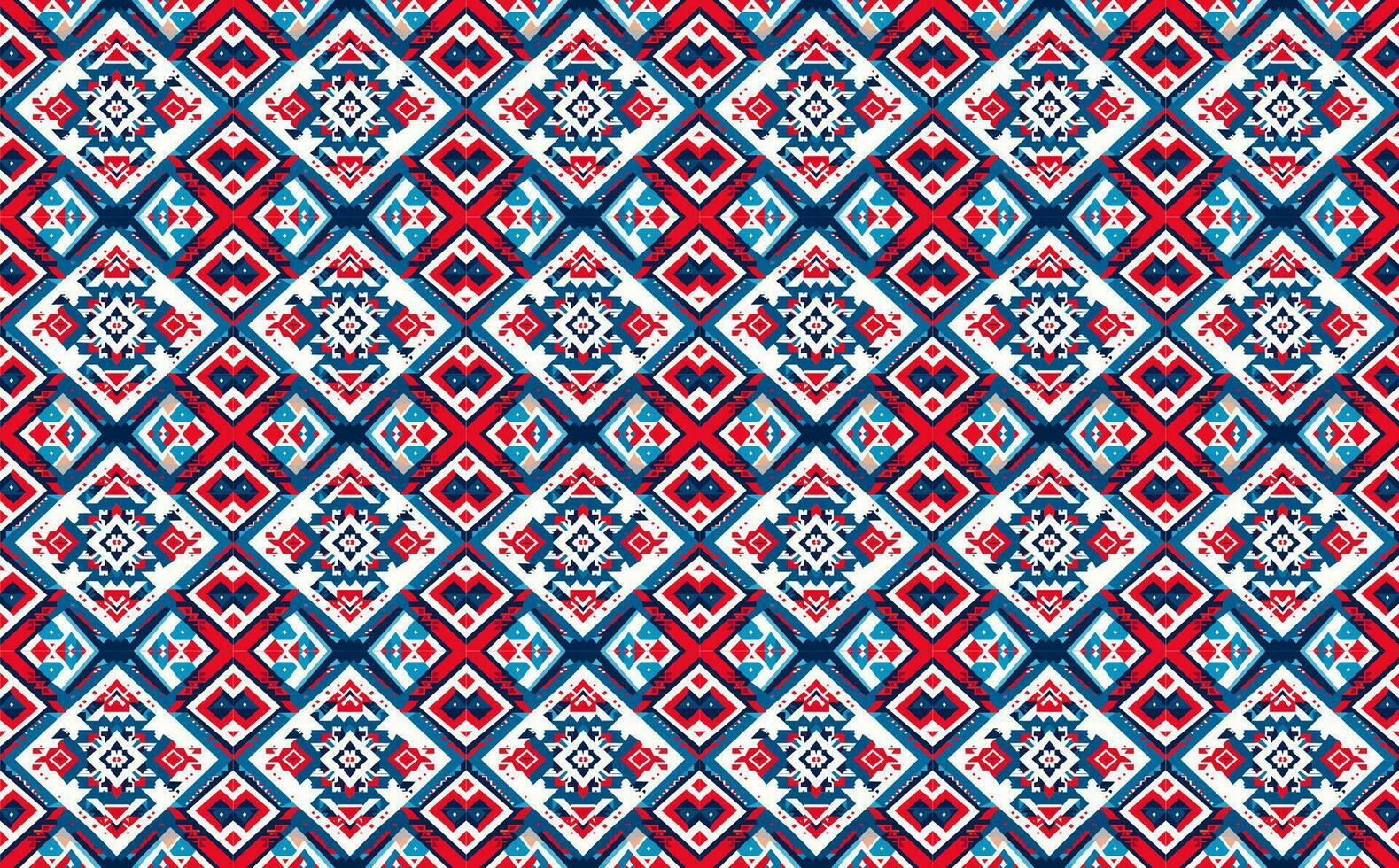 Geometric ethnic oriental ikat seamless pattern traditional Design for background,carpet,wallpaper,clothing,wrapping,batik,fabric,vector illustration. embroidery style. vector