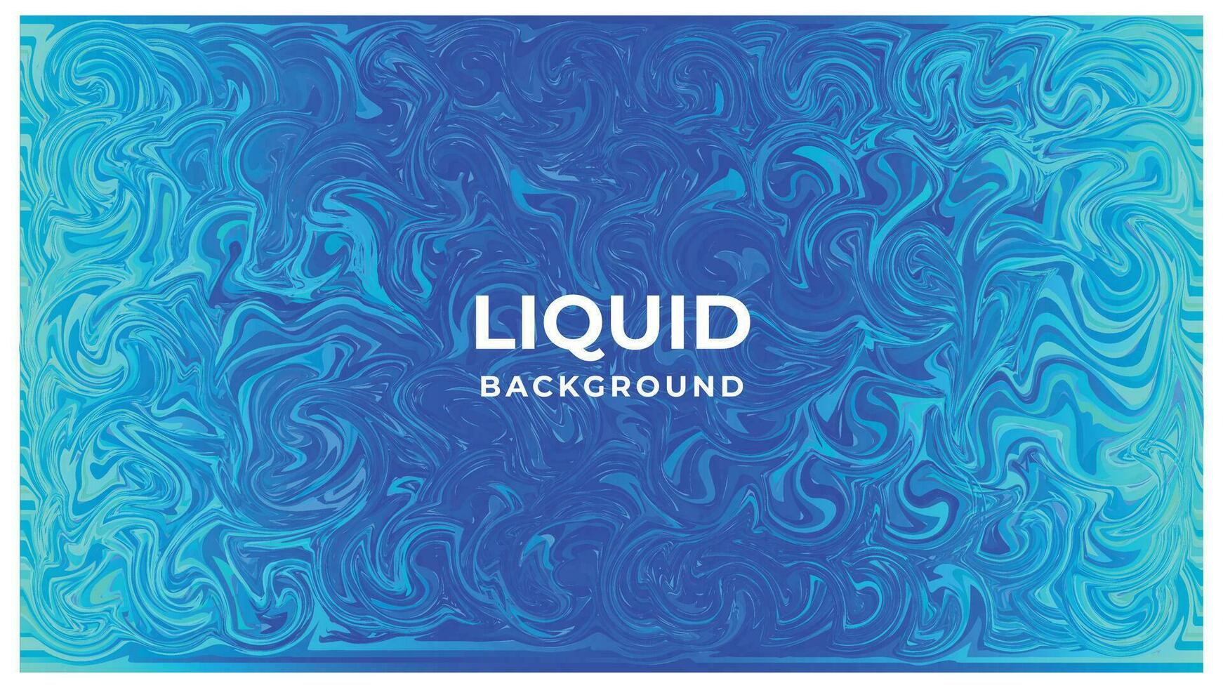 liquid blue paints. Abstract fluid acrylic painting. Modern art. Marbled blue abstract background. Liquid marble pattern vector