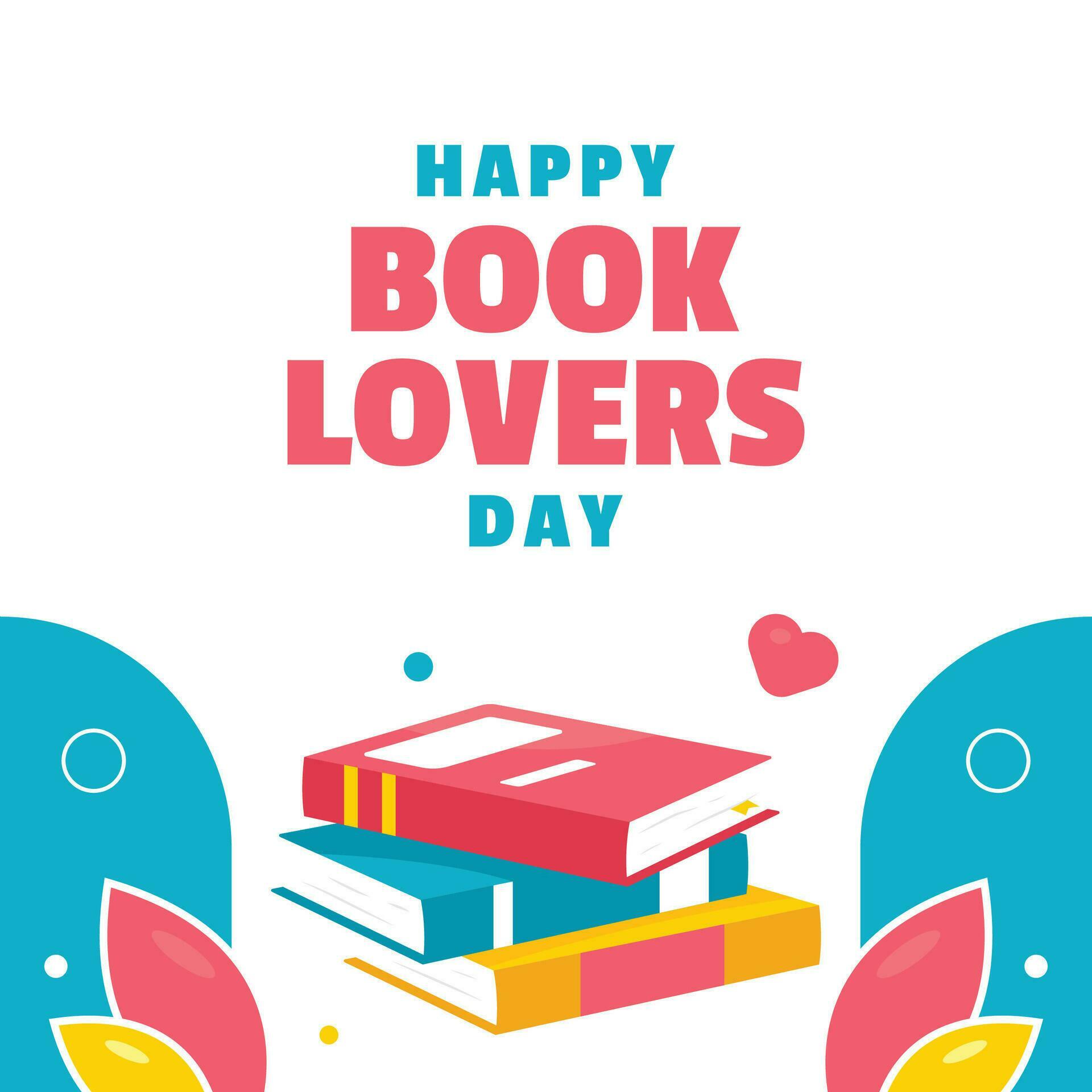 Book Lovers Day Flat Illustration event 25757467 Vector Art at Vecteezy
