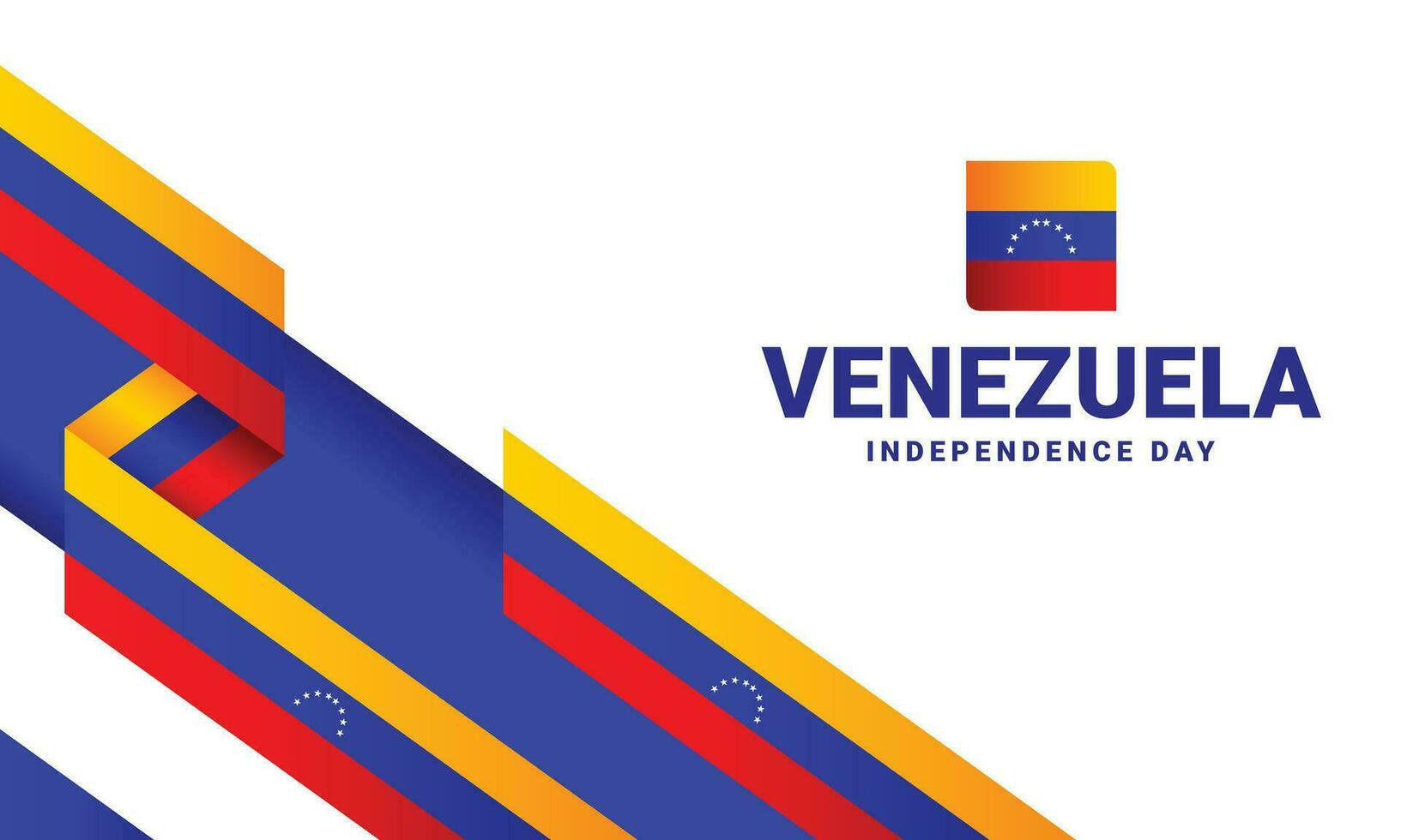 Venezuela Independence day event celebrate vector