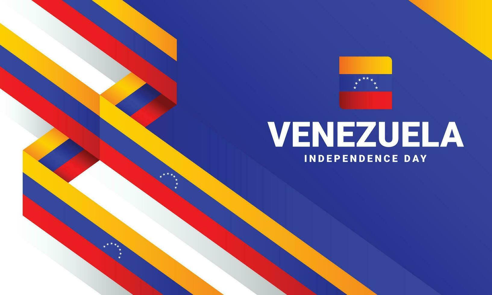 Venezuela Independence day event celebrate vector