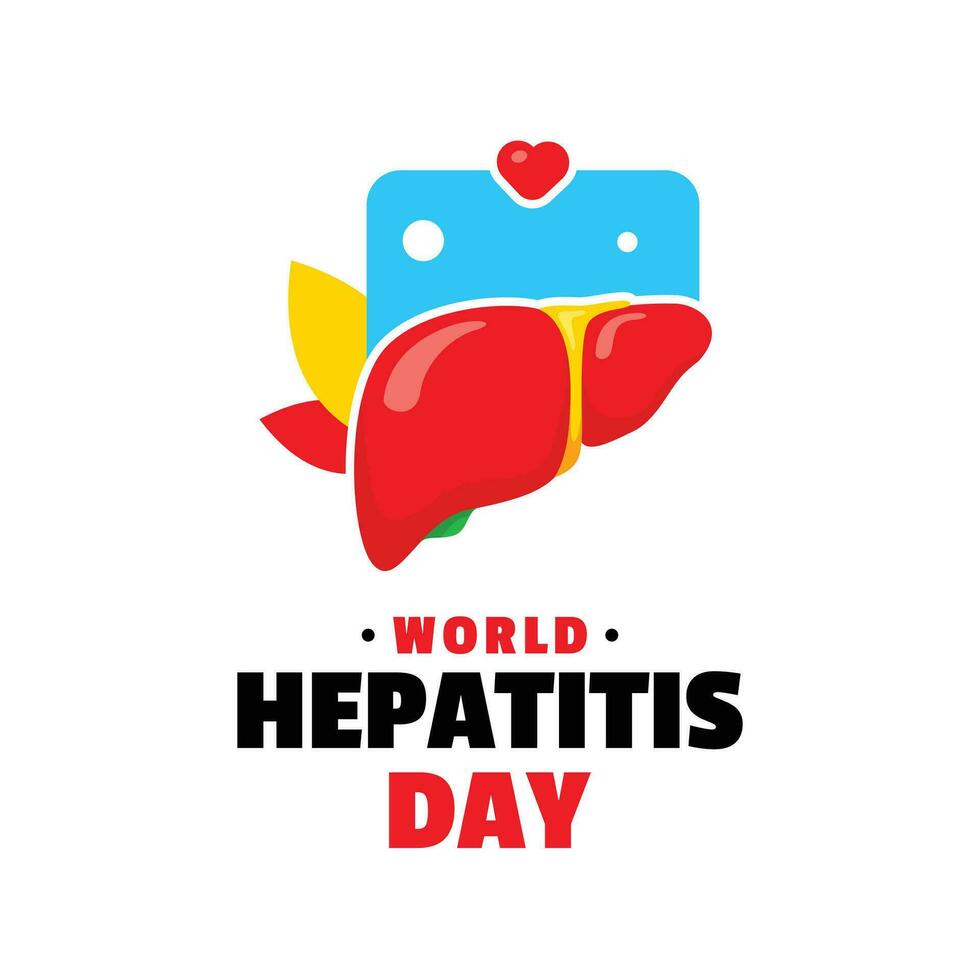 Hepatitis Day Flat Illustration event vector