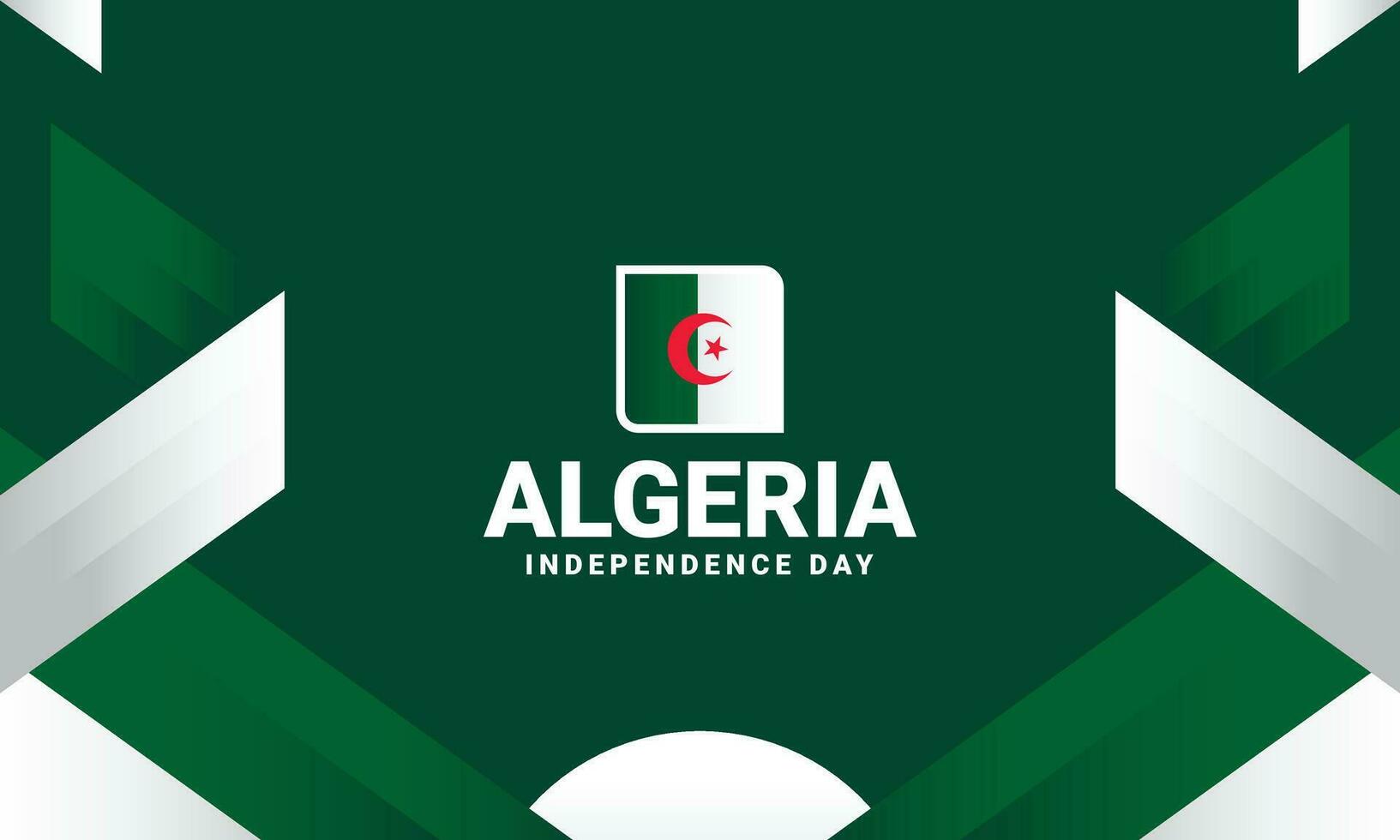 Algeria Independence day event celebrate vector