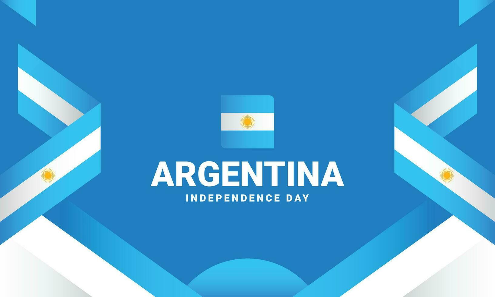 argentina independencia día evento celebrar vector