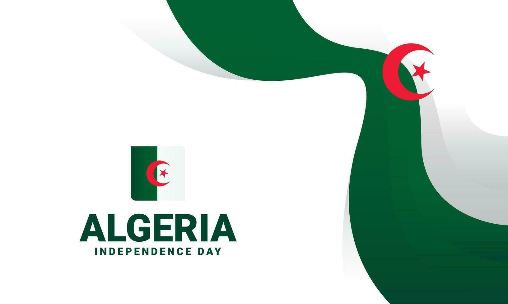 Algeria Independence day event celebrate vector