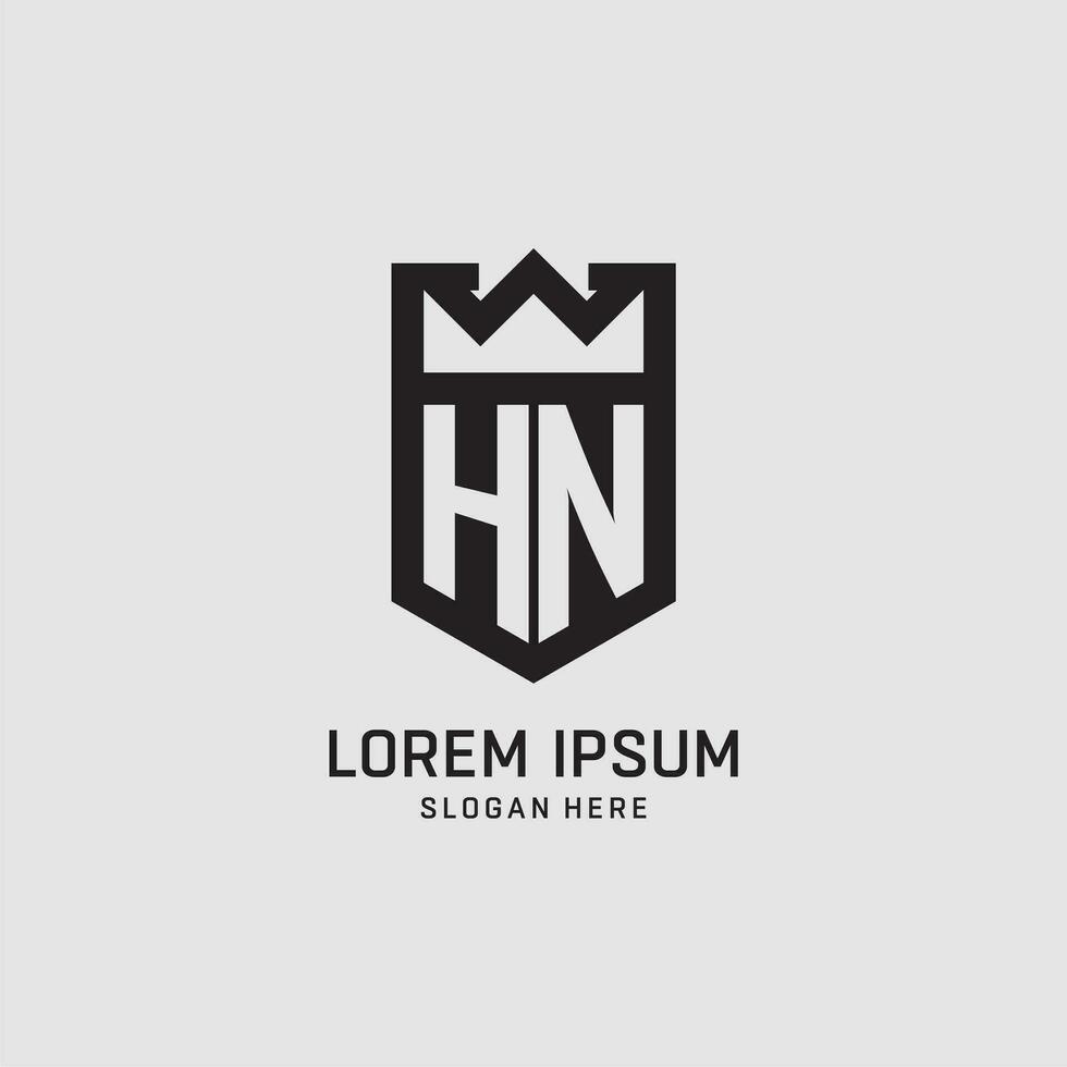 Monogram HM Logo Design By Vectorseller