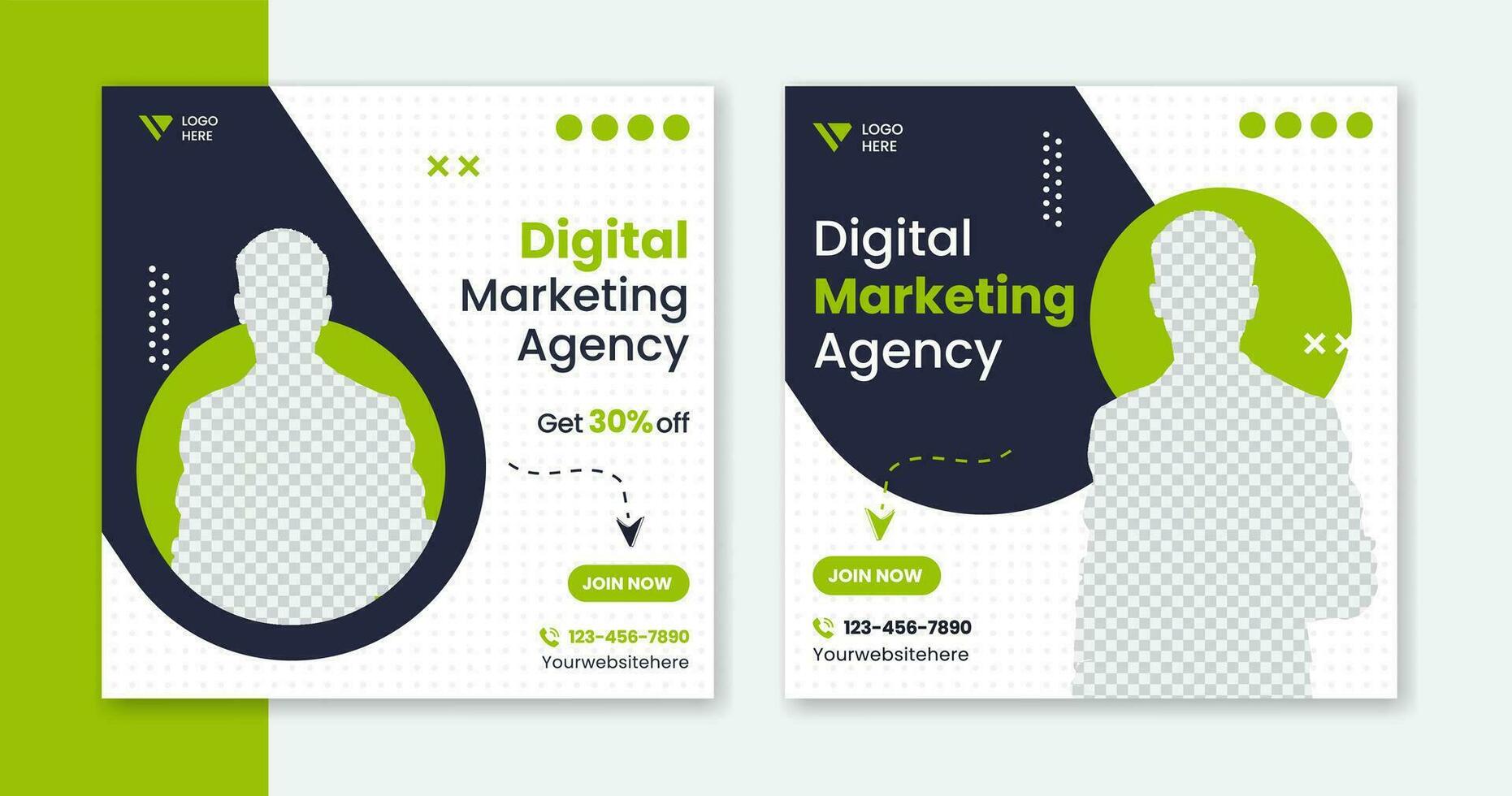 Modern Corporate social media post design for business, square post template, entrepreneur, finance, podcast, agency, company design vector