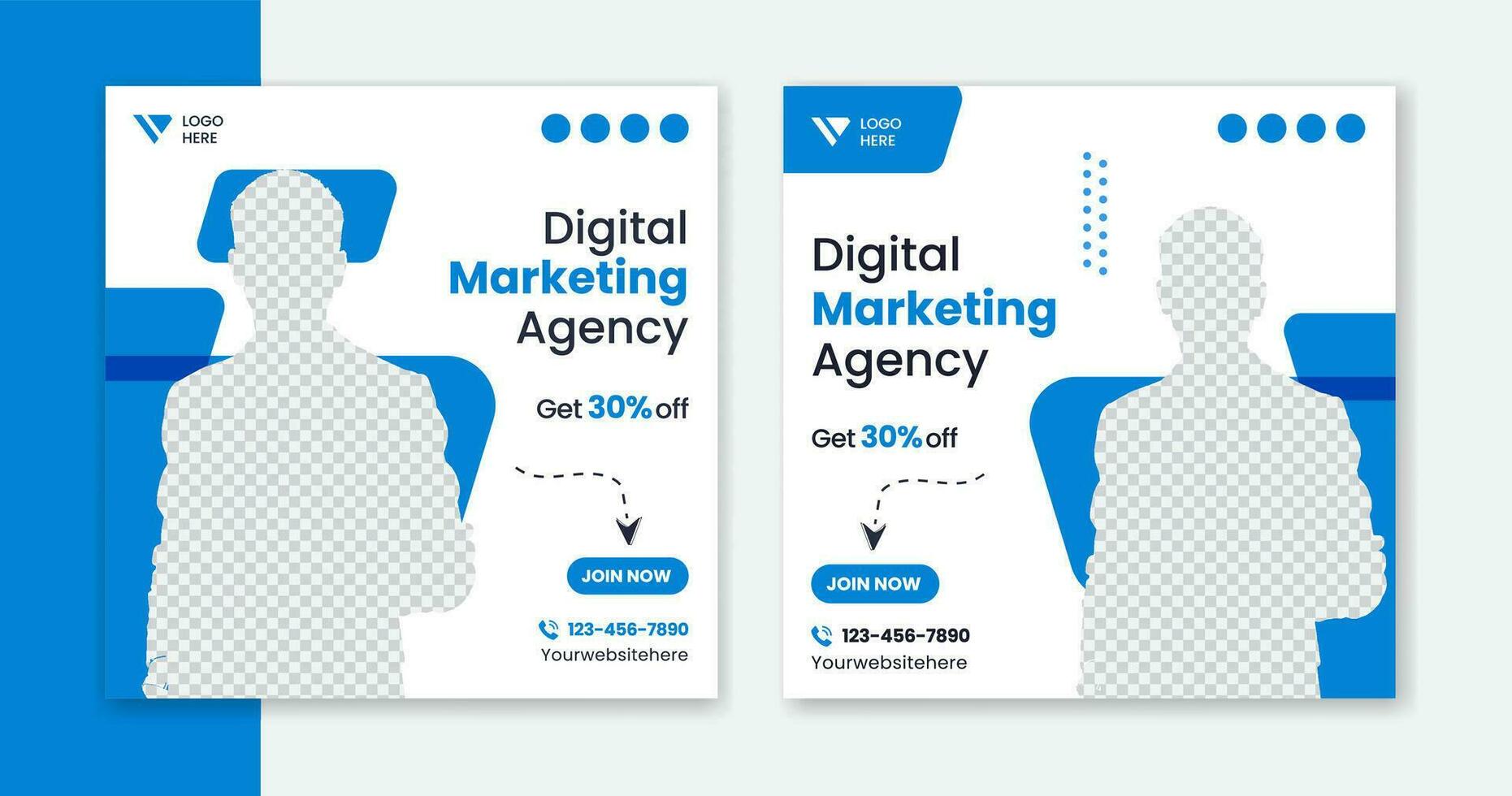 Modern Corporate social media post design for business, square post template, entrepreneur, finance, podcast, agency, company design vector