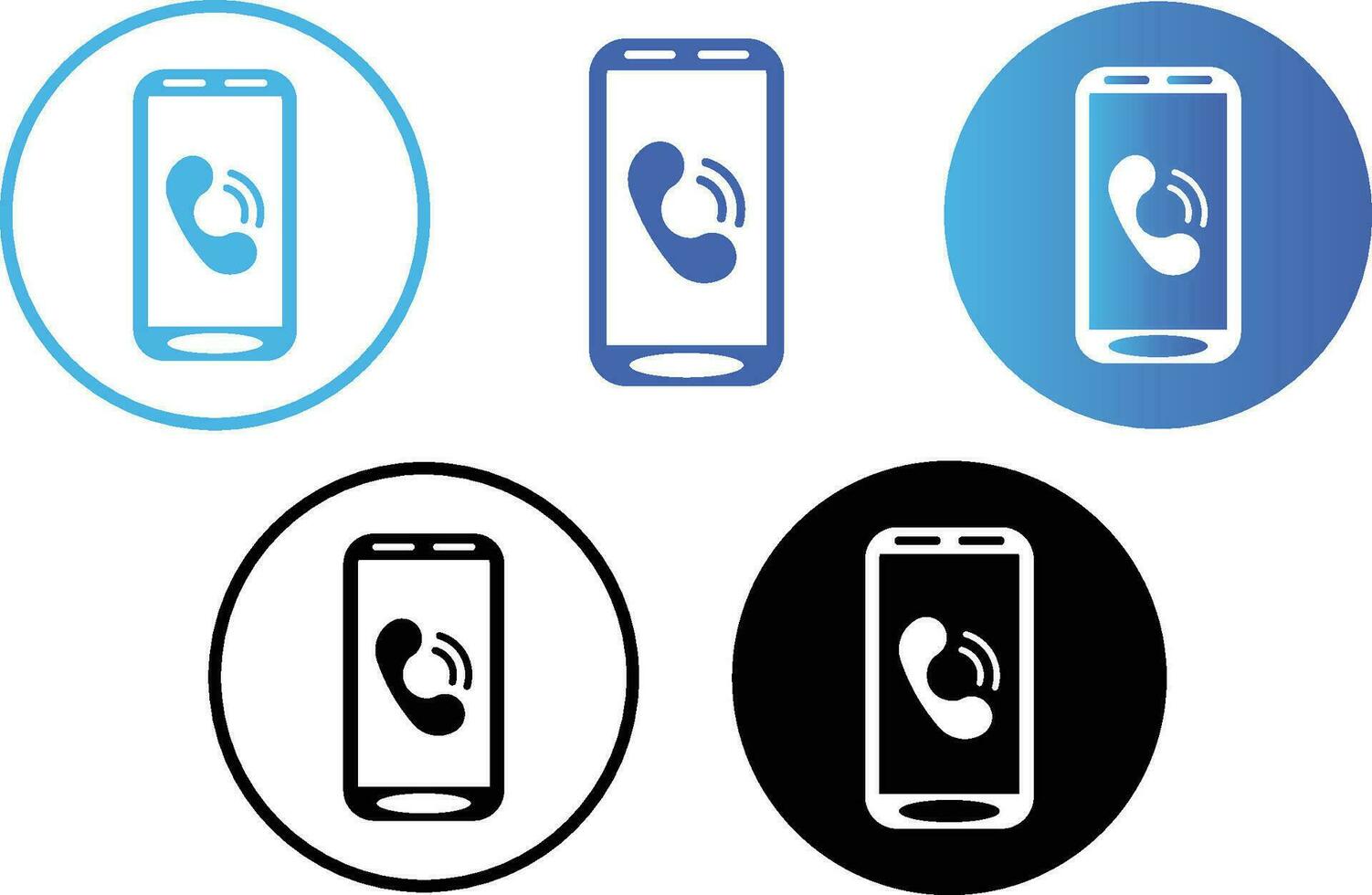 Contact Icon, Call Icon, Mobile Icon, Chat icon vector