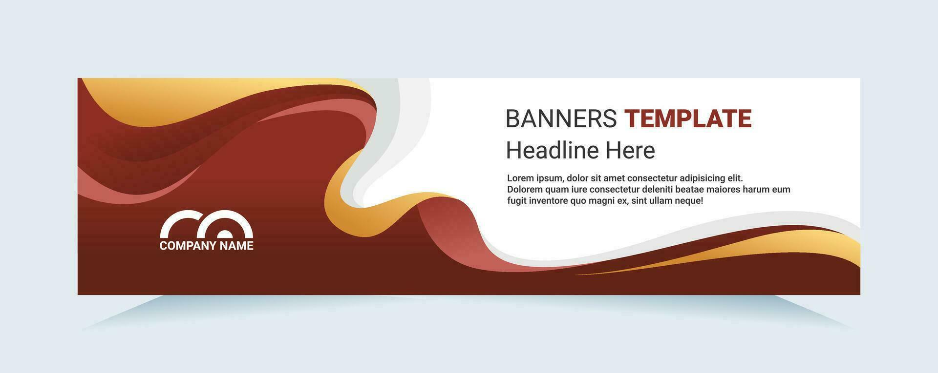 Red abstract banner. Modern vector for needs cards and banners. Vector illustration