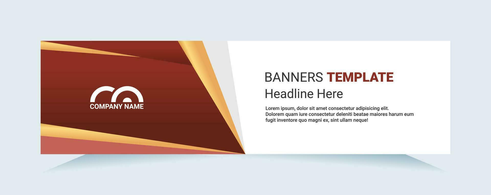 Red abstract banner. Modern vector for needs cards and banners. Vector illustration