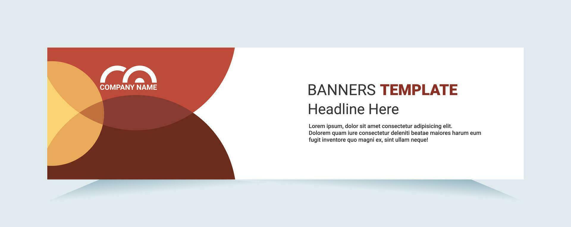 Red abstract banner. Modern vector for needs cards and banners. Vector illustration