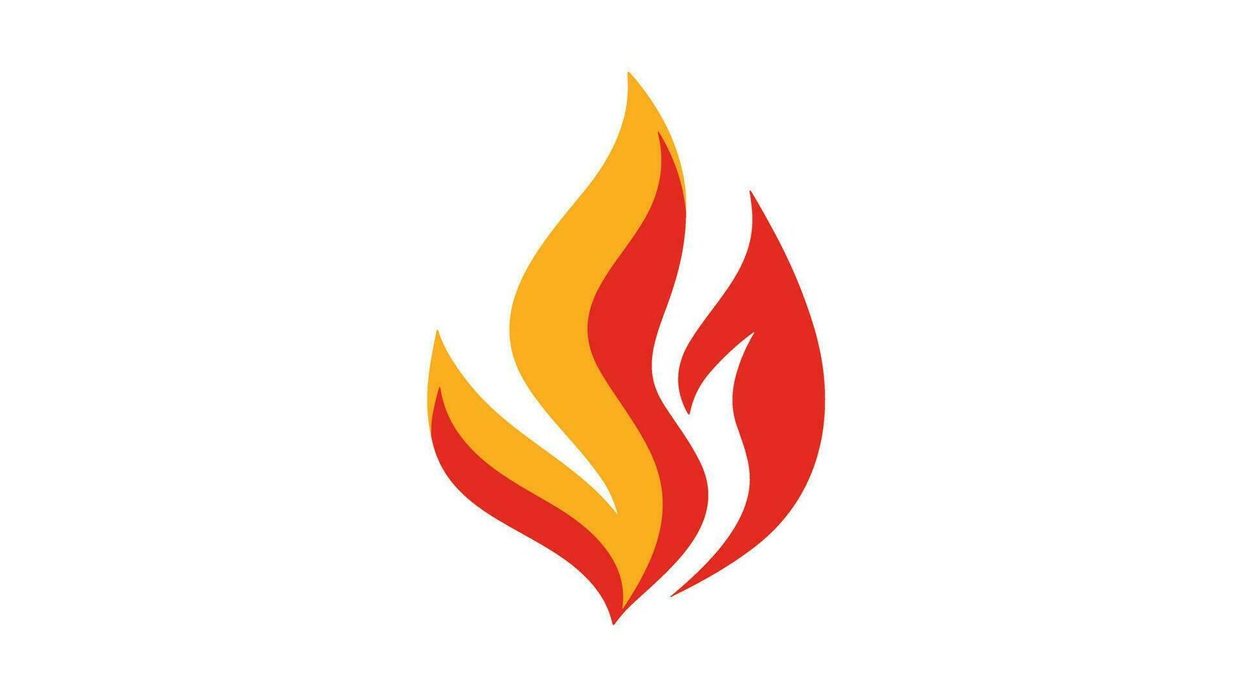 flameante elegancia cautivador fuego bandera imagen para atractivo visual experiencias vector
