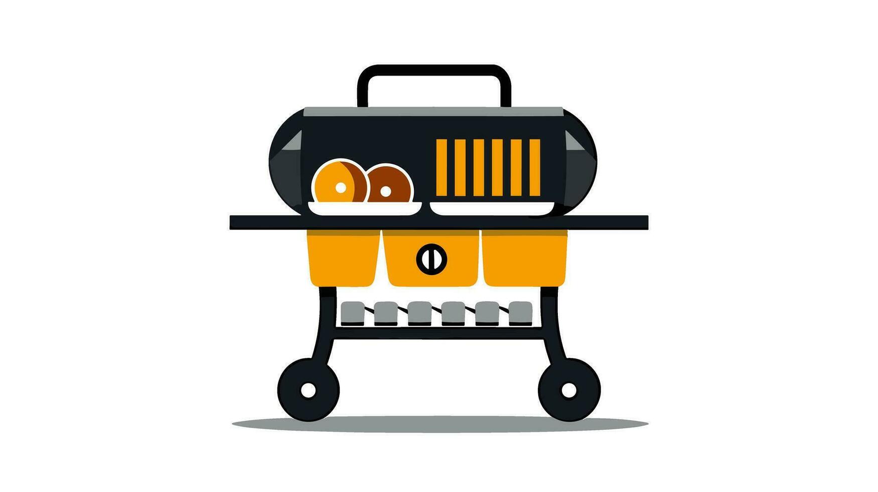 Sizzling Barbecue Delights Unleash Your Inner Grill Master with our Smokin' Logo vector