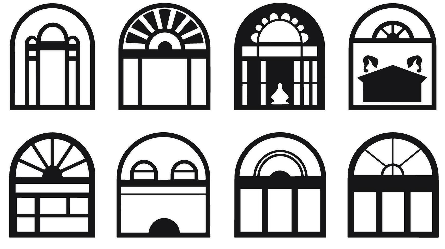 Windows of Opportunity Unlocking Possibilities with Our Captivating Logo Designs vector