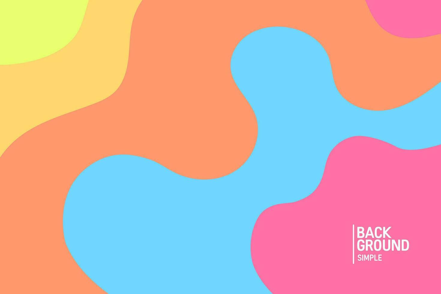 Colorful abstract background. Fluid banner template vector illustration.