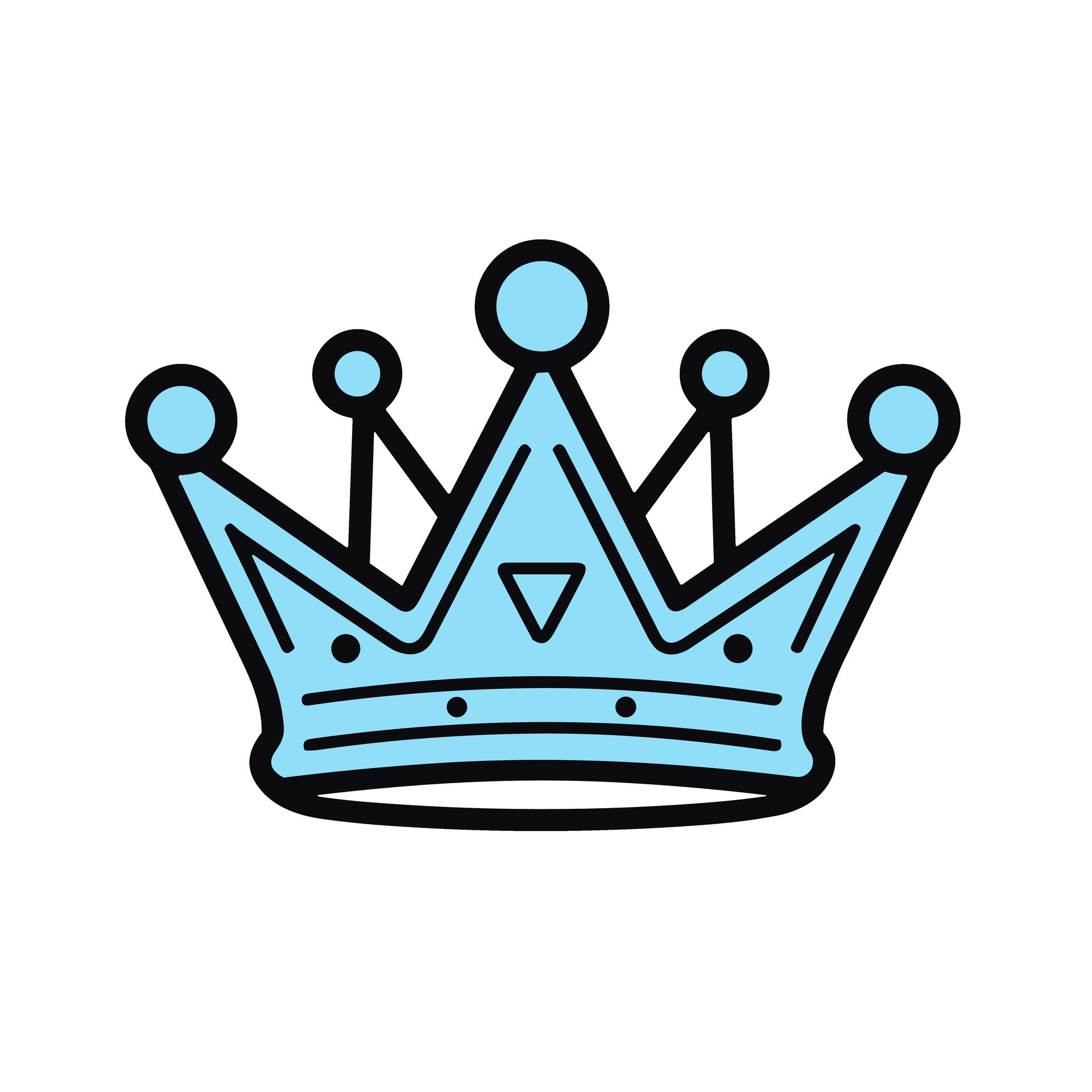 A Symbol of Power An Image of a Majestic and Regal Crown Logo 25768455  Vector Art at Vecteezy