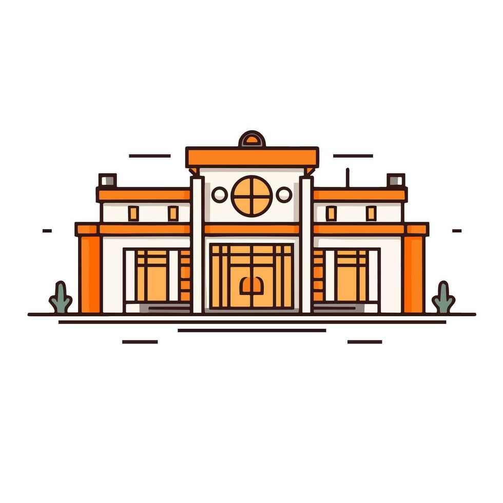 The Luxury of Home An Image of an Elegant and Sophisticated Villa Logo vector