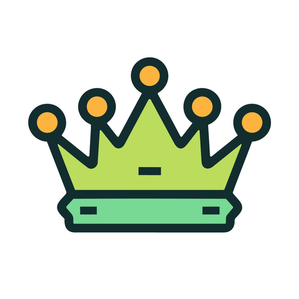 A Symbol of Power An Image of a Majestic and Regal Crown Logo vector