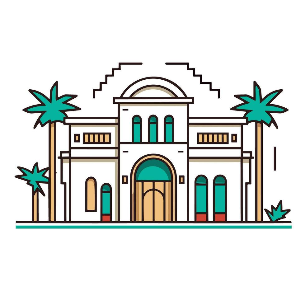 The Luxury of Home An Image of an Elegant and Sophisticated Villa Logo vector